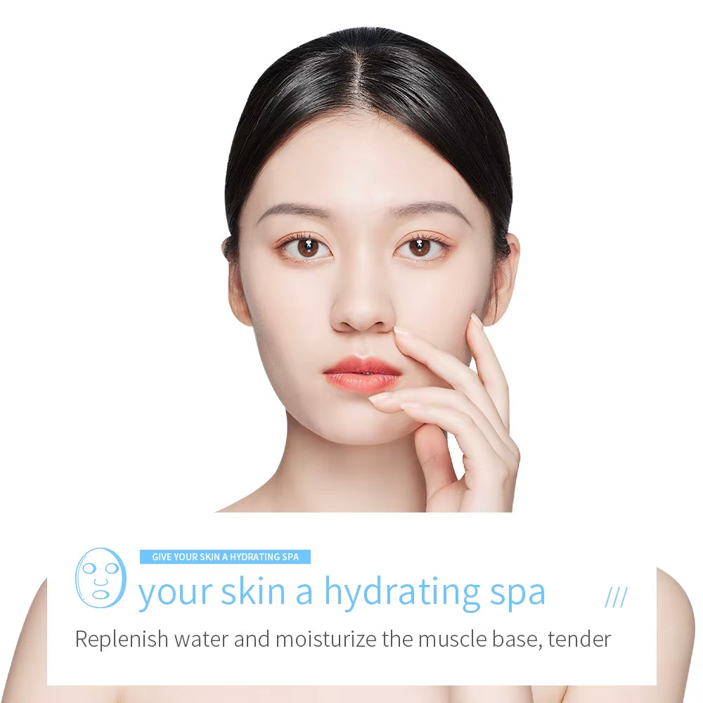 20Pcs/5Pcs Centella Collagen Face Mask VC Moisturizing Refreshing Sheet Masks Hyaluronic Acid Facial Mask Skin Care Products